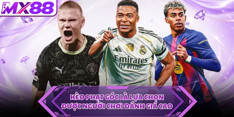Kèo phạt góc là lựa chọn được người chơi đánh giá cao